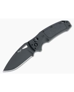 Hogue SIG K320 AXG Pro Drop Point Black S30V G10 and Aluminum - HO-36374 1