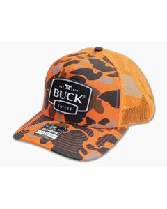 Buck Blaze Duck Camo Orange Hat - BU-89179 1