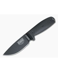 ESEE 3 Black Blade 3D Black G10 Handles Fixed Blade 3PMB-001 - ESEE-3PMB-001 1