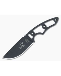 TOPS Knives 3 Pointer Black 1095 Skeletonized EDC Hunter Neck Knife 3PR-03 - TP-3PR-03 1