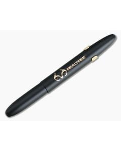 Fisher Space Pen x Realtree Bullet Pen Matte Black with Gold Grip and Clip 400BGFGGCL-RT - FSP-400BGFGGCL-RT 1