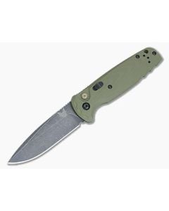 Benchmade 4300BK-02 CLA MagnaCut Green G10 - BM-4300BK-02 1