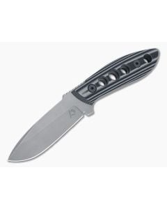 Tom Krein K9 Model 6 Gray/Black G10 Fixed Blade 4572 - CU-4572 1