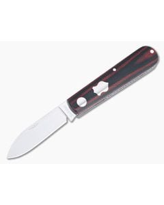 Sakman Knives Oryx Spear Point Satin N690 Red/Black Micarta Slip Joint Folder 4575 - CU-4575 1
