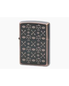 Zippo Windproof Lighter Indian Pattern 48543 - ZI-48543 1