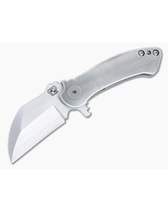 Grindhouse Knives TMAx 2.0 #1 Flipper Titanium Handles Hand Rubbed Satin CTS-XHP Sheepsfoot Blade 4864 - CU-4864 1