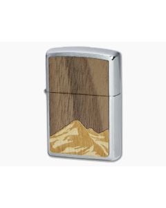 Zippo Windproof Lighter Woodchuck USA Walnut Mountains 49800 - ZI-49800 1