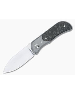 Trevor Burger Custom EXK Spearpoint Recessed Black Camo Fatcarbon with Titanium Bolster - CU-5019 1