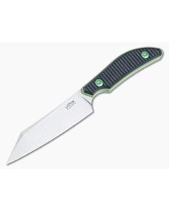 Lhotak Designs Reverse Tanto Fixed Blade ATI 425 Titanium Black Green G10 - CU-5165 1