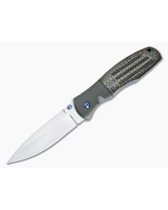 John W. Smith Custom 4" Fighter Lightning Strike Carbon Fiber Zirconium - CU-5190 1
