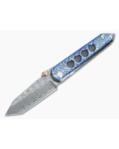 Sergey Rogovets Custom Tanto #2 ZircuTi & Damasteel - CU-5197 1