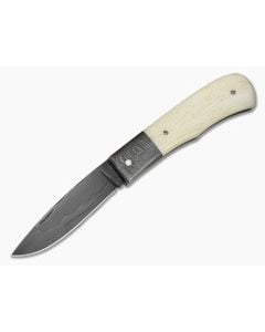 Chuck Hawes Custom Remington Trapper Smooth White Bone W2 Hamon - CU-5291 1