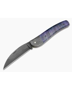 Chuck Hawes Custom Seahorse Whittler Purple Maple W2 Hamon - CU-5293 1