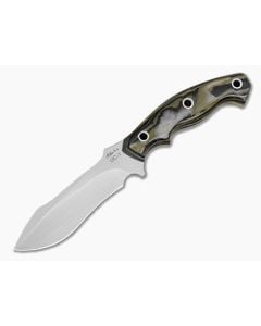 Mike Irie Custom UC-1 Camo Green G10 CPM-154 Harpoon Spear Point Fixed Blade Knife (4.25") - CU-5301 1