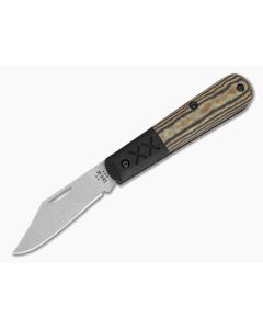 Case Crossroads XR Barlow Smooth Black and Tan Richlite S35VN - CA-53161 1