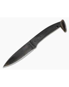 Aaron Frederick Railroad Spike Black G10 Spear Point Custom Fixed Blade Knife (4.5") - CU-5345 1