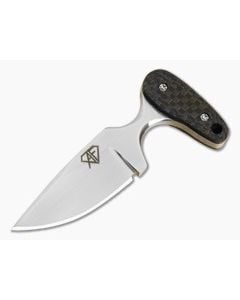 Aaron Frederick Lightning Strike Carbon Fiber Drop Point Custom Push Dagger (2.00") - CU-5348 1