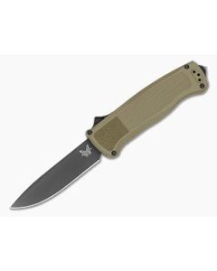 Benchmade 5371BK-03 Shootout Drop Point Ranger Green Grivory S30V Black DLC OTF Automatic Knife (3.49" Blade) - BM-5371BK-03 1