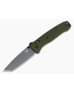 Benchmade 537GY-1 Bailout Tanto Gray M4 Green Aluminum - BM-537GY-1 1