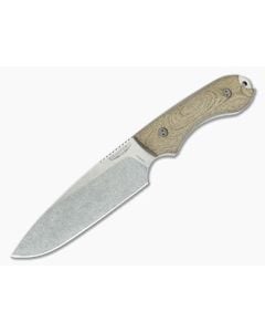 Bradford Guardian5 Sabre Grind CPM-3V 3D Natural Micarta - BK-5S-104-3V 1