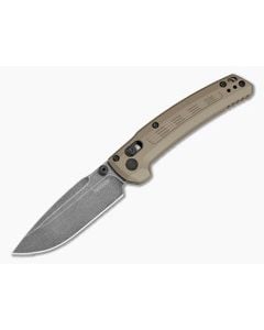 Kershaw Continental FDE Aluminum Magnacut BlackWash Folding Knife (3.35") 6200 - KS-6200 1