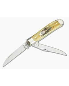 Case Mini Trapper Wharncliffe Burnt Bone Stag 65305 - CA-65305 1
