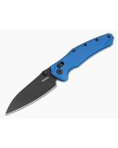 Kershaw Bareknuckle DuraLock Navy Blue Aluminum MagnaCut Black PVD Folding Knife (3.50" Blade) 6777NBBLK - KS-6777NBBLK 1