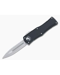 Microtech Hera D/E Stonewashed Full Serrated Double Edge OTF Automatic 702-12 - MT-702-12 1