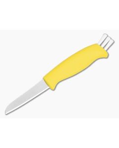 Marttiini Knives Mushroom Knife Yellow with Neck Sheath - MR-709014 1