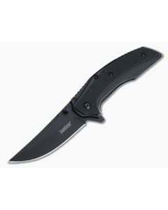 Kershaw Outright Trailing Point Black PVD Assisted Frame Lock Flipper 8320BLK - KS-8320BLK 1