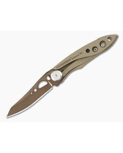 Leatherman Skeletool KB Sandstorm Tan Aluminum 420HC Cerakote Liner Lock Knife (2.60" Blade) 833562 - LM-833562 1