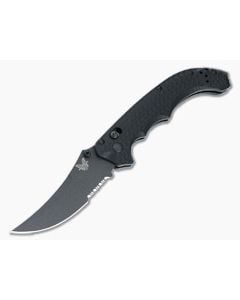 Benchmade 865SBK Mini Bedlam Black G10 Serrated - BM-865SBK 1