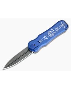 Piranha P8 Excalibur Tactical PVD 154CM Blue Double Action OTF Automatic - PRN-8BT 1