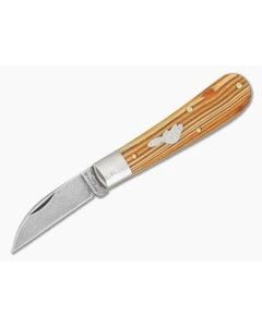 Great Eastern Cutlery Farm & Field #93 Large Wood Chipper Antique Heart Pine 1095 Carbon Steel Pocket Knife (3.87" Closed) 930126L - GEC-930126L-AHPW 1