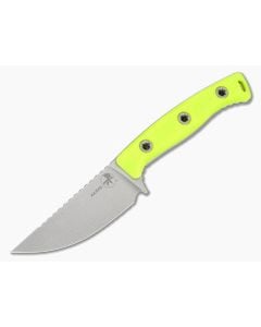Microtech Akris High Visibility G10 M390MK Black Kydex Sheath Fixed Blade Hunting Knife (3.70" Blade) 95-10HV-5 - MT-95-10HV-5 1