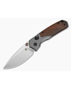 Vosteed Psyop 299 Sand Ironwood S35VN Stonewashed Folding Knife (2.99" Blade) A2228 - VSD-A2228 1
