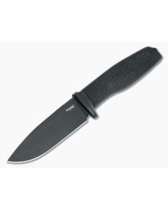 LionSteel Acha Black Burlap Micarta Black M390 - LS-AH-B-BLB 1