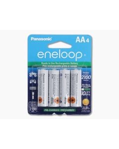Panasonic Eneloop AA Rechargeable 2000mAh 1.2V NiMH Batteries (4 Pack) - PN-BK-3MCCA4BA 1