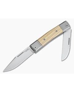 LionSteel BestMan 2-Blade Slip Joint M390 Olive Wood BM13-UL - LS-BM13-UL 1