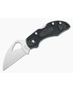 Byrd Robin 2 Wharncliffe Lightweight Black FRN Satin Plain Edge Folder BY10PBKWC2 - BY-10PBKWC2 1