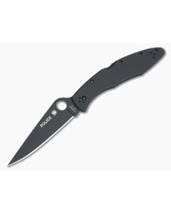 Spyderco Police Model Black Stainless C07BKP - SP-C07BKP 1