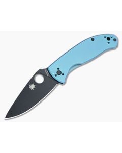Spyderco Tenacious Blue Titanium Black Blade - SP-C122TIBLBKP 1