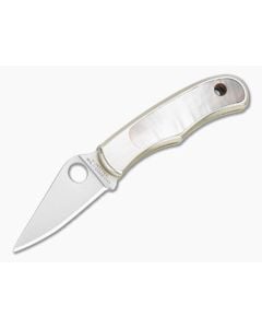 Spyderco Bug Nickel Silver Abalone C133AP - SP-C133AP 1