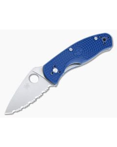 Spyderco Persistence Blue FRN Serrated S35VN - SP-C136SBL 1