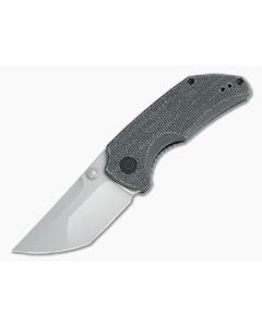 CIVIVI x Christensen Thug 2 Blasted Nitro-V Dark Green Micarta Liner Lock Folder C20028C-3 - CV-C20028C-3 1