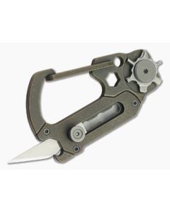 CIVIVI Polymorph Carabiner Bronze Titanium Keychain Utility Multi-Tool C20045-2 - CV-C20045-2 1