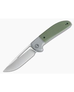 CIVIVI Trailblazer XL Satin D2 Bolstered OD Green G10 Slip Joint Folder C2101A - CV-C2101A 1