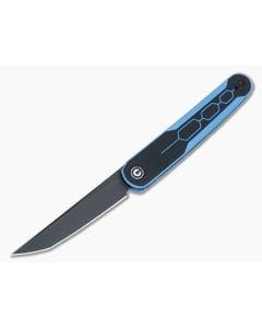 Civivi KwaiQ Liner Lock Blue/Black G10 Top Flipper Knife C23015-3 - CV-C23015-3 1