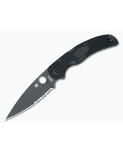 Spyderco Native Chief Lightweight Black Part Serrated C244PSBBK - SP-C244PSBBK 1