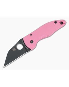 Spyderco MicroJimbo Pink G10 Black DLC Sprint Run - SP-C264GPNBKP 1